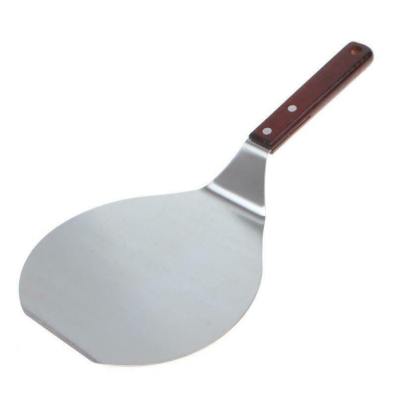 13Inch Pizza Cake Lifter Spatula Stainless Steel Baking Transfer Holding Tray