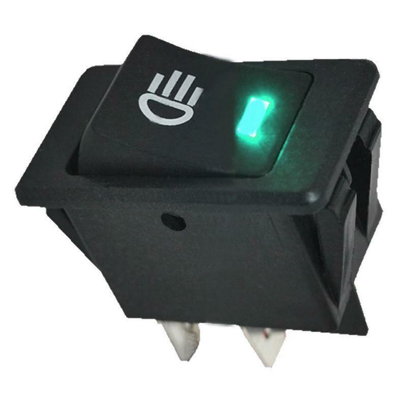 4 X 12V 35A Car Auto Fog Light Rocker Toggle Switch Blue LED Dashboard Sales