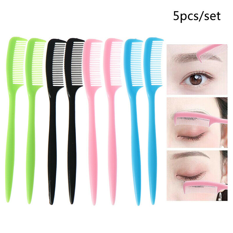 5pcs/set Extension Plastic Brush Eyelash Eyebrow Comb Lift Curl Eye Makeu.l8