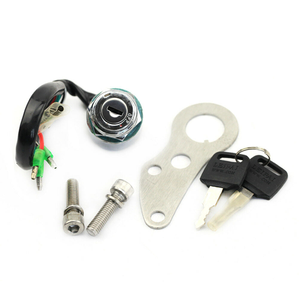 Fits DRZ400S DRZ400SM DRZ250 DR250 Quality 4 Wires Lgnition Switch Key Lock Set