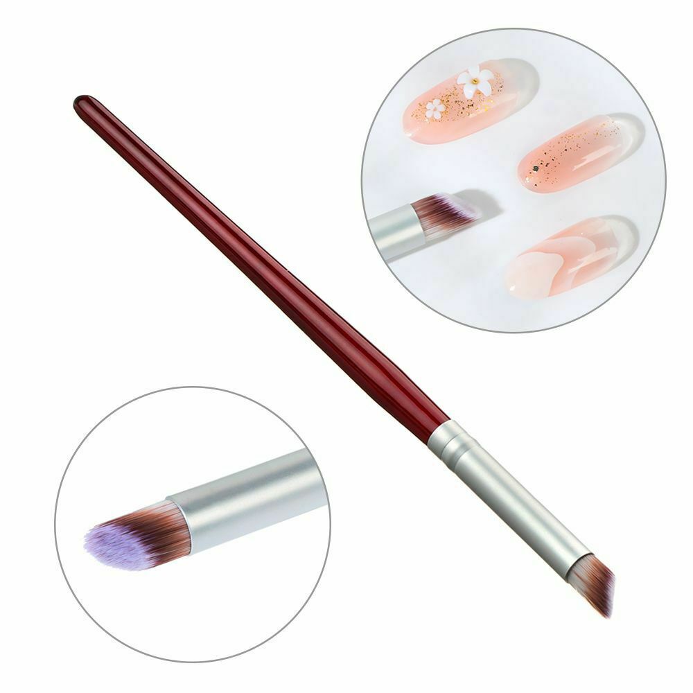 Manucure Gradient Nail Brush Dye Drawing Pen Ombre Brushes UV Gel Polish