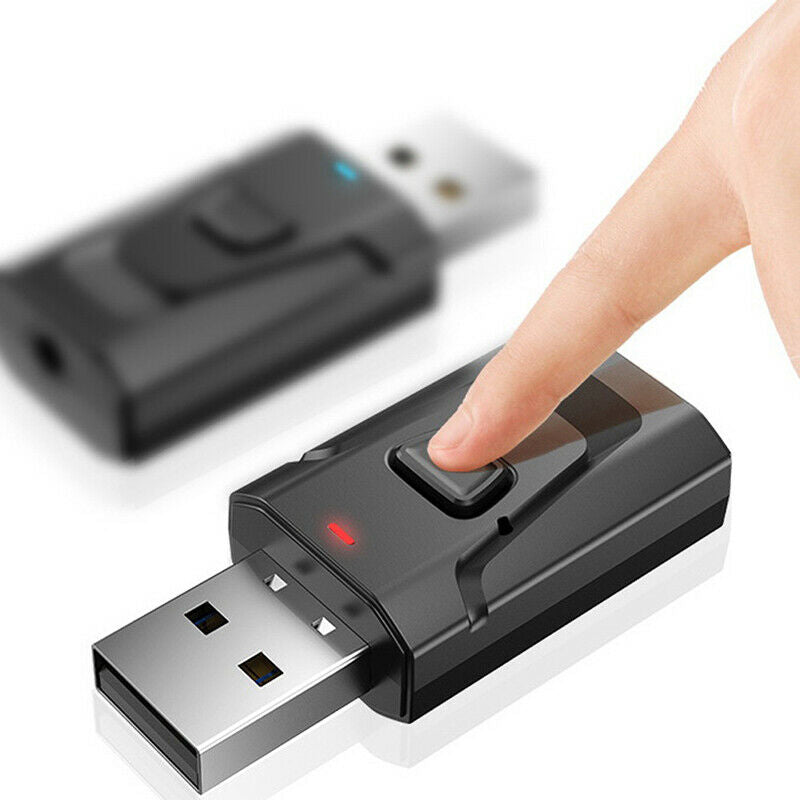 Bluetooth 5.0 Audio Receiver Transmitter Stereo AUX USB 3.5mm Jack R.l8