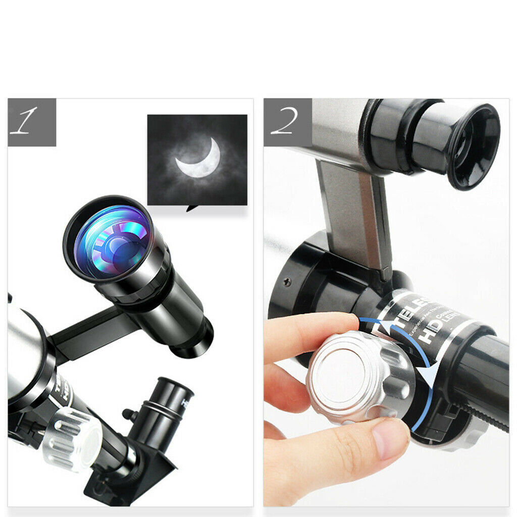 Portable 70mm Astronomical Reflector Telescope w/Compass Durable Waterproof