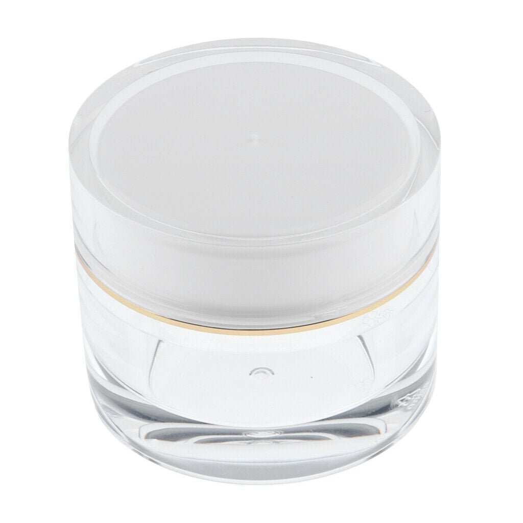 2pcs Travel Empty Makeup Loose Powder Container Pot Case with Sifter Case