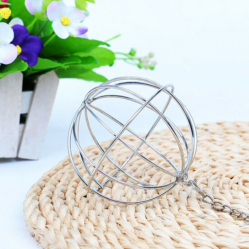 Pet Supplies Hay Manger Food Ball Stainless Steel Plating Grass Rack Ball
