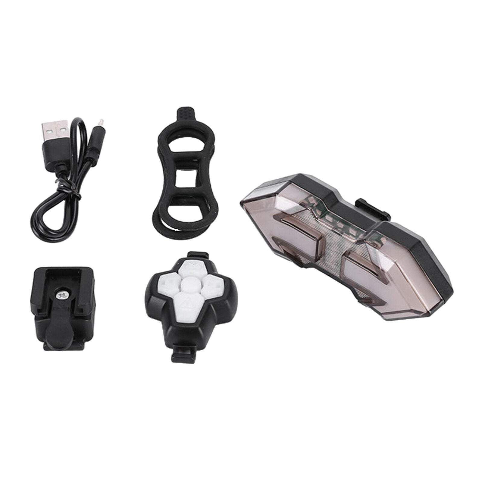 Bike Tail Light Turn Signals Indicator Wireless Bike USB Safety Cycling