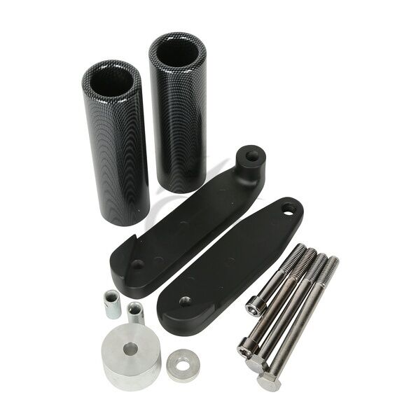 Carbon Fiber Sliders Protector Fit For Kawasaki Ninja EX-250 250R 2008-2013