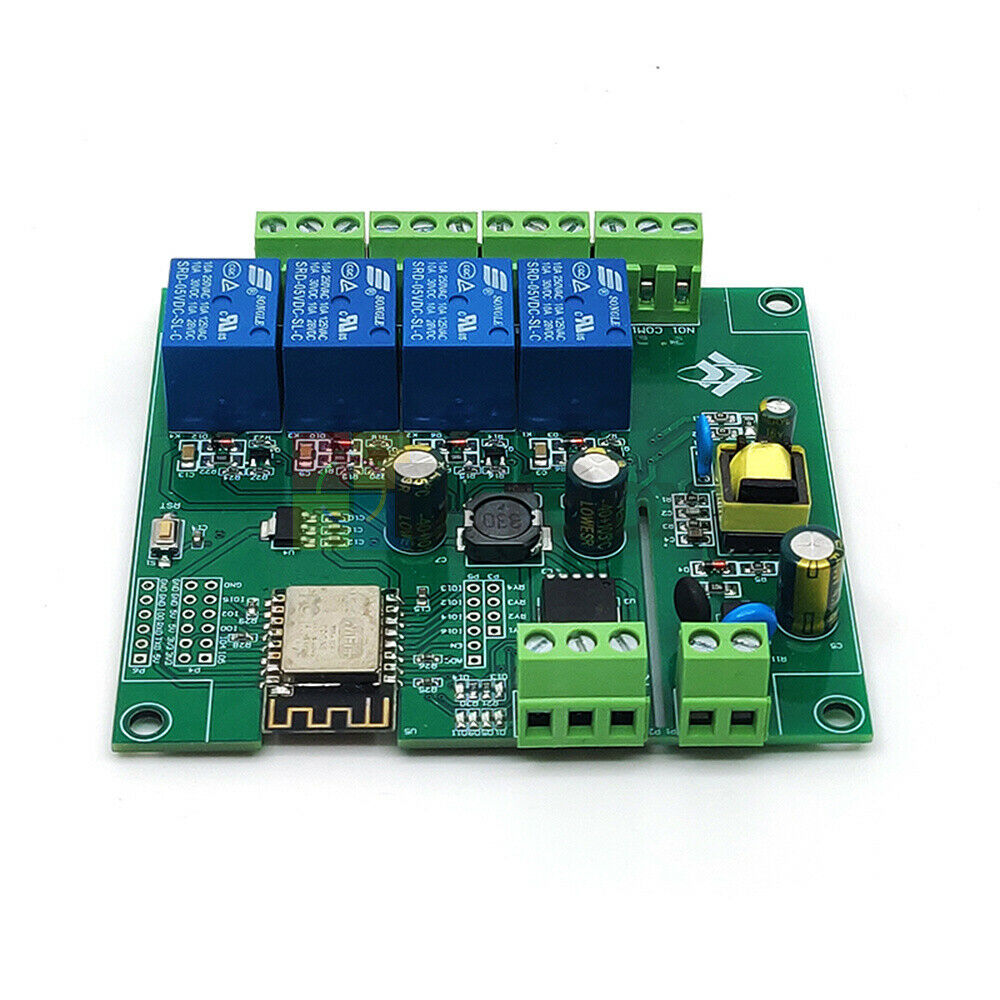 4 Channels Relay Module AC/DC ESP8266 WIFI ESP-12F Development Board