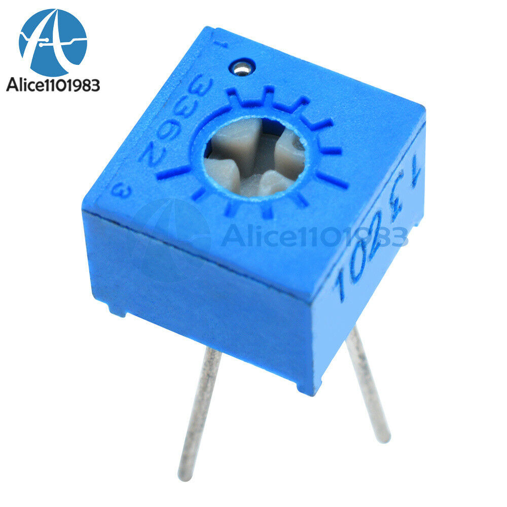10pcs 3362P-102 3362 P 1K ohm High Precision Variable Resistor Potentiometer
