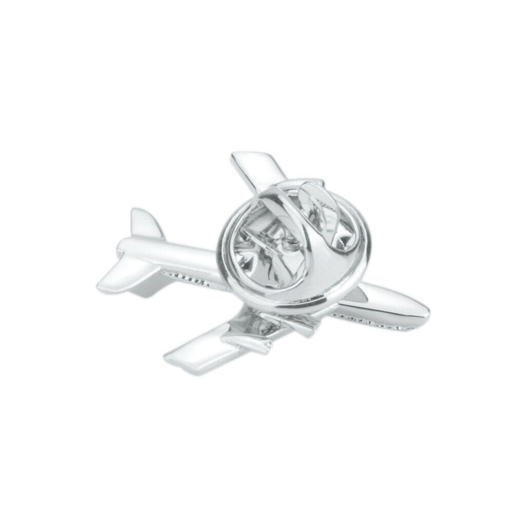 2x Fashion Airplane Button Lapel Collar Clip Brooch Pin Mens Hat Suit Collar Pin