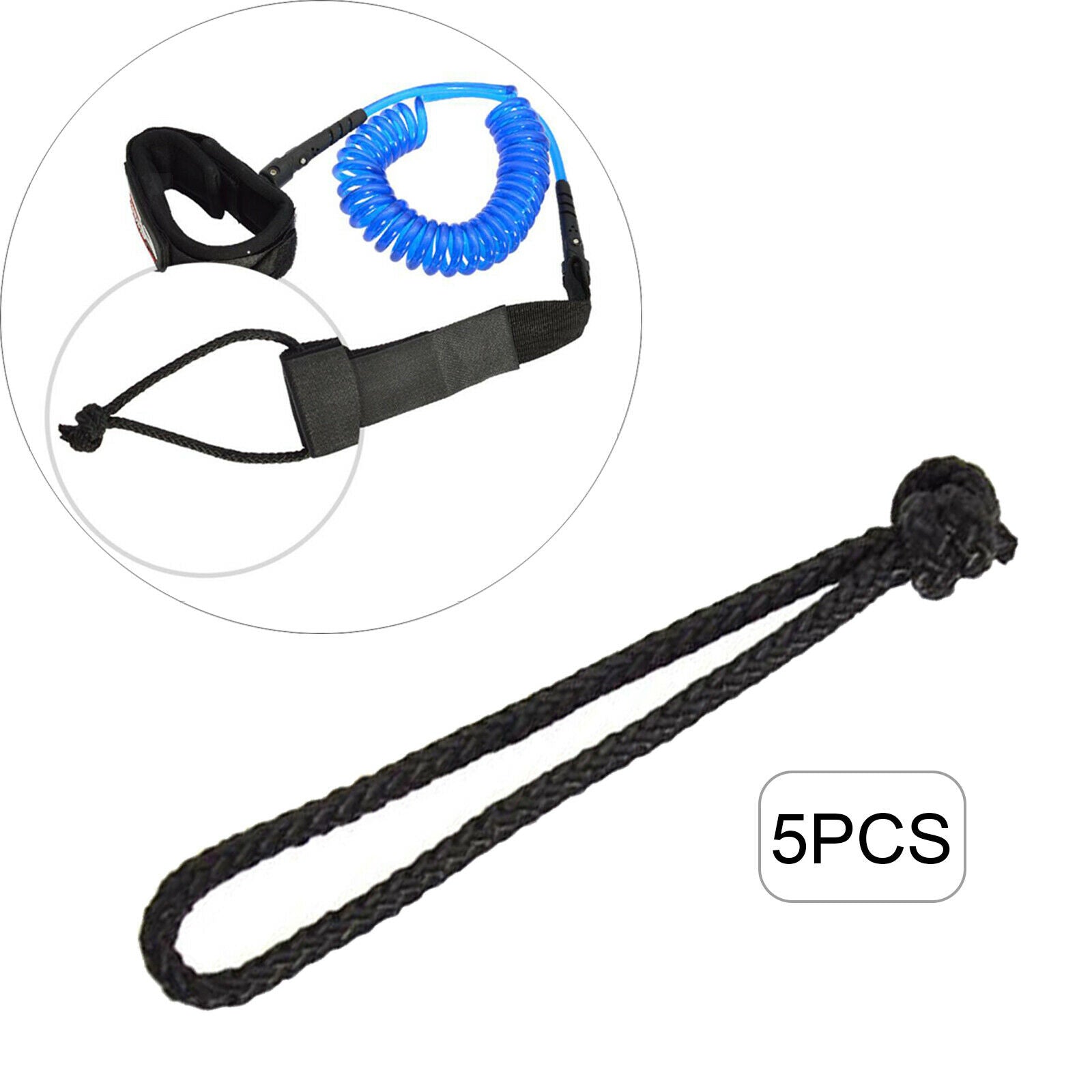5Pcs Leash Strings Cord for Board Surfboard Longboard Surfing Accessory