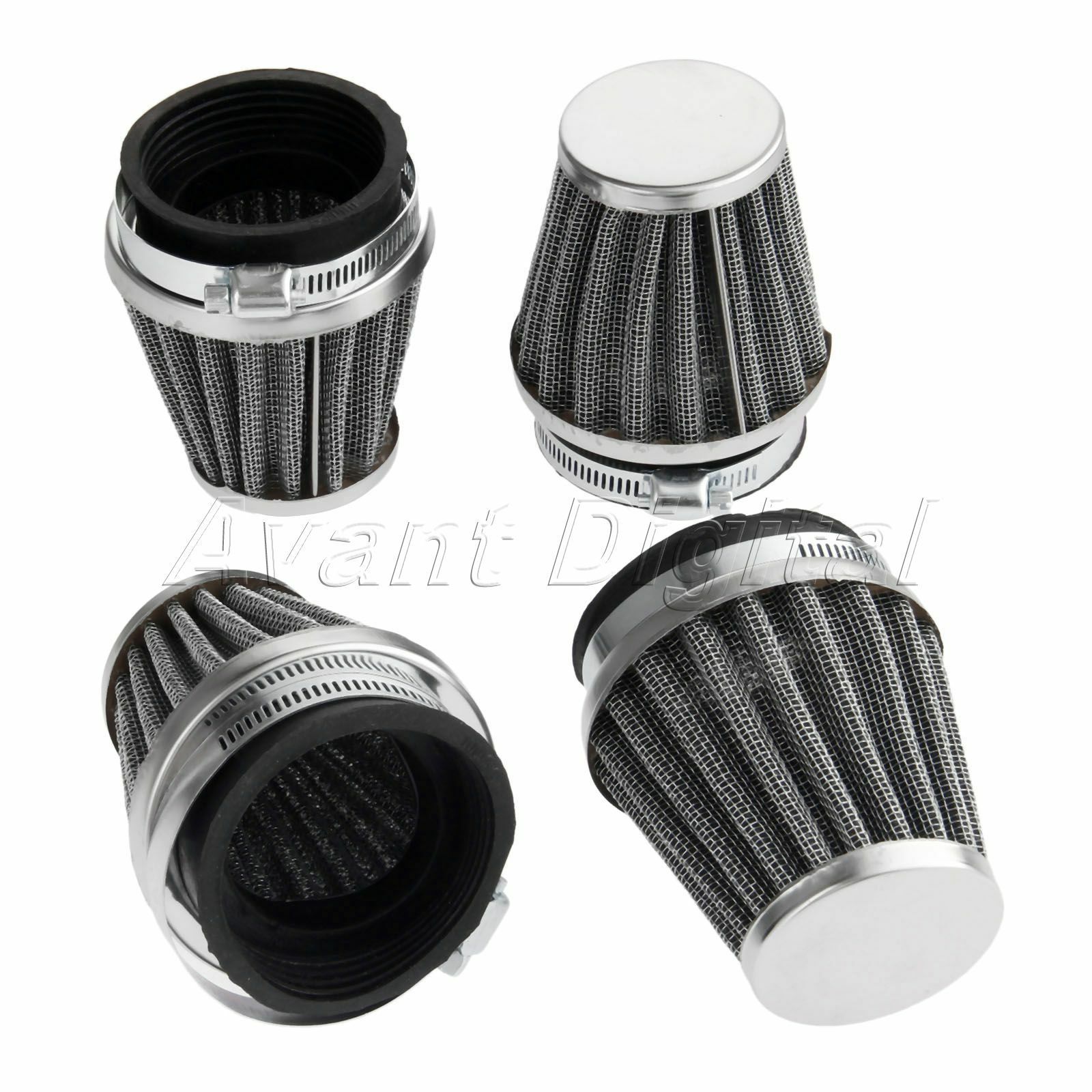 4 X 54mm Racing Air Filter Cleaner For Pit Dirt Motor Bikes Motorcycles Bike ATV
