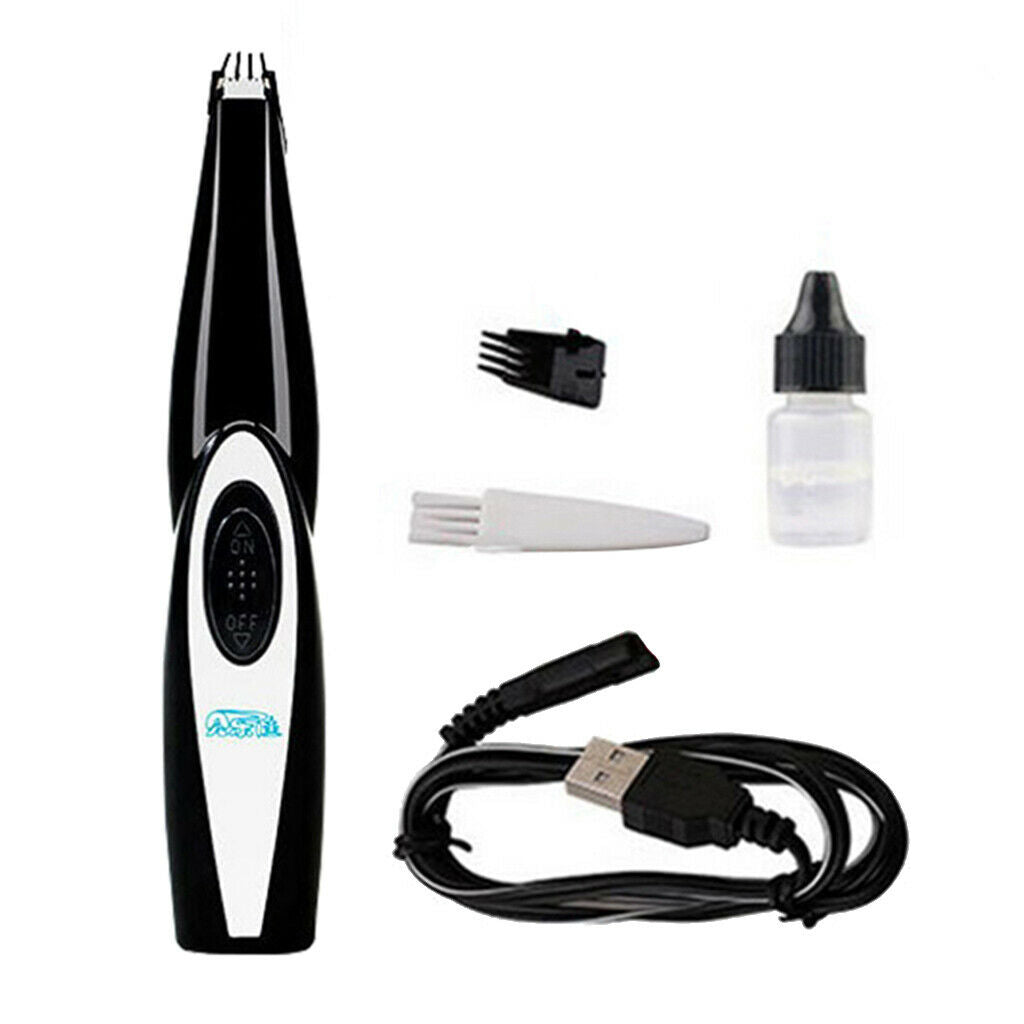 2 Set Dog Cats Foot Hair Trimmer Shaver Clippers Low Noise Easy to Use