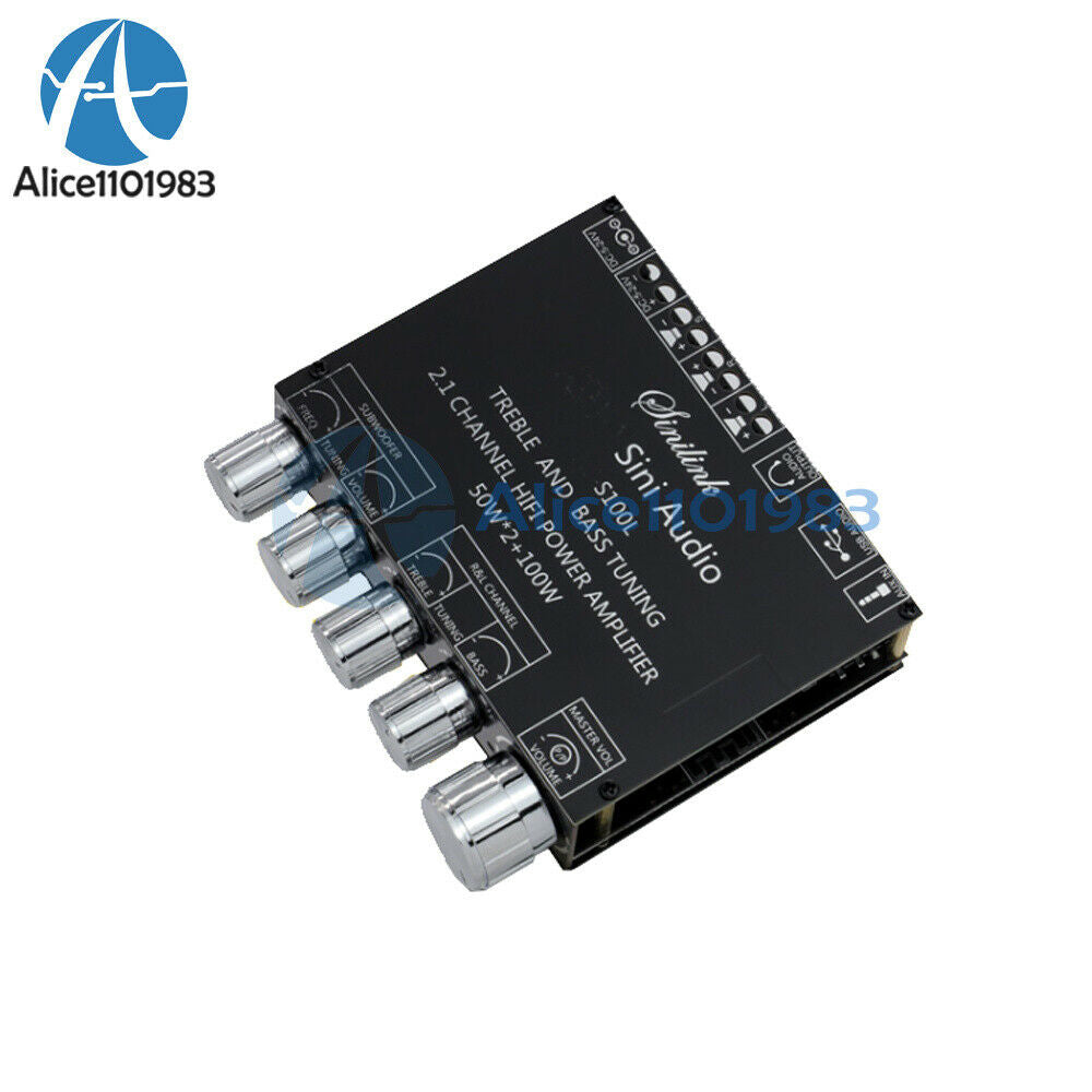 Bluetooth Channel Stereo Audio Subwoofer Amplifier Board T50H/L S100H/L2.1 50WX2