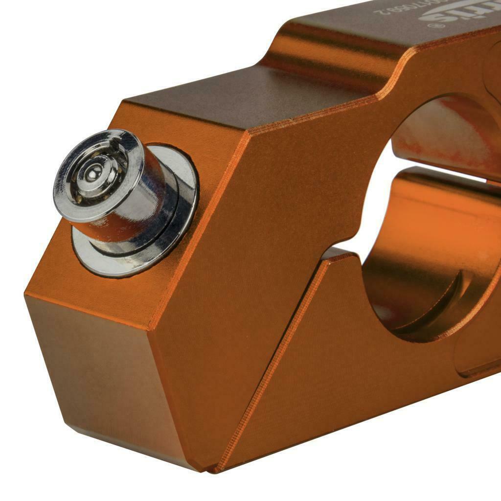 Orange Motorcycle Lock Anti Theft Bicycle Handlebar Grip Lock for Scooters ATV