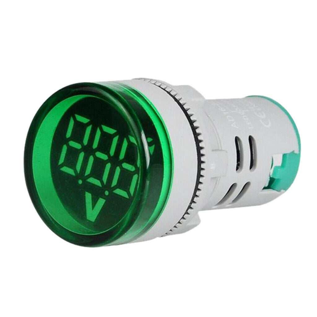 2x Mini High Brightness Digital Voltmeter Volt Meter Monitor Signal Lamp