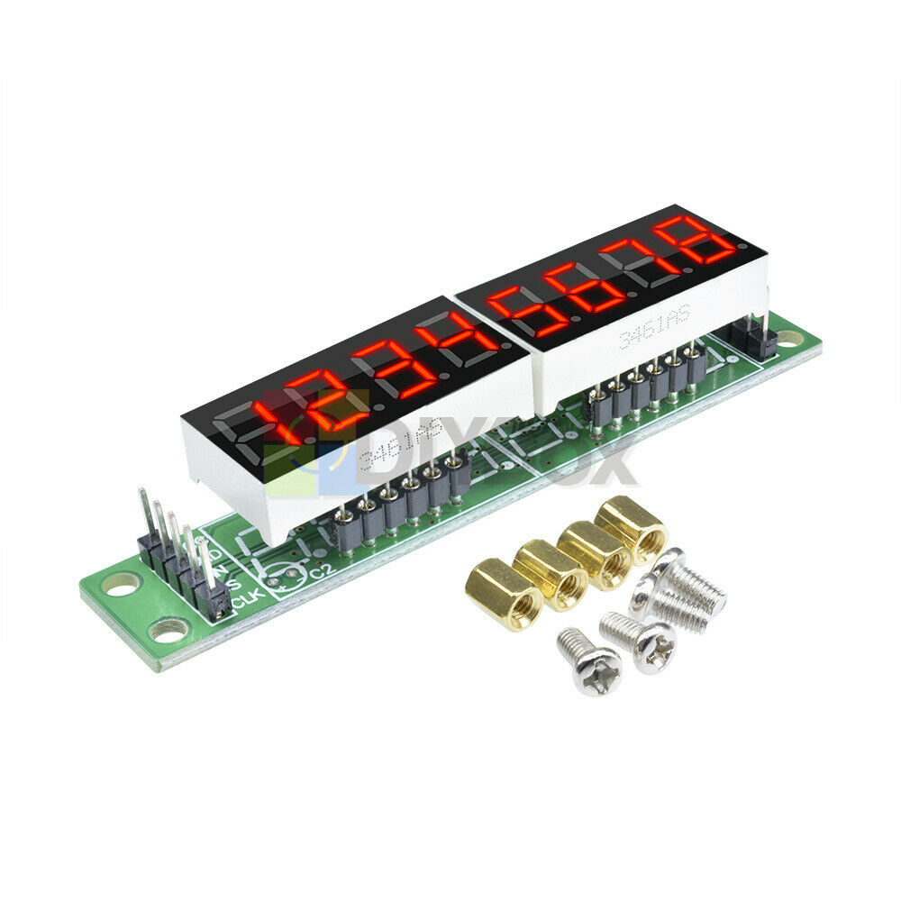 MAX7219 8-Digit CWG Digital Tube Red LED Display Control Module Fit for Arduino