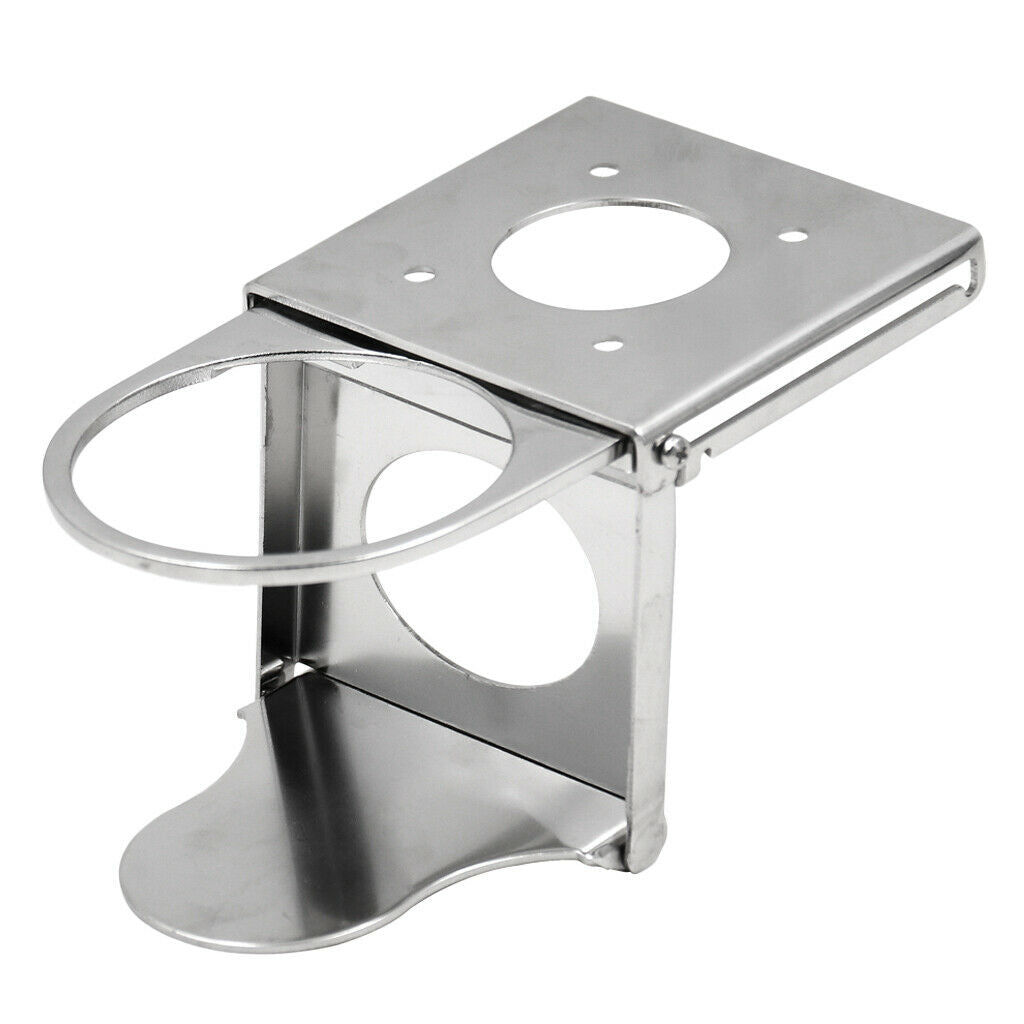 Adjustable Stainless Steel Folding Cup Holder for Boat Car