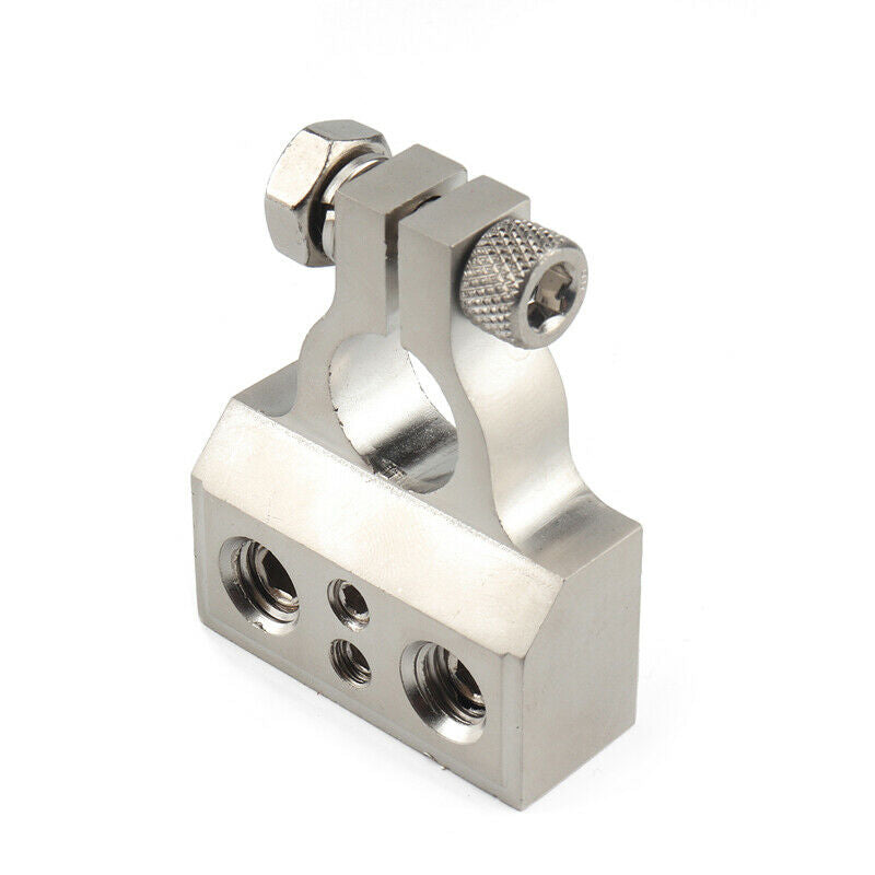 1Set Terminales De Bateria De Calibre 0GA-8GA Con Positive Negative Battery Clip