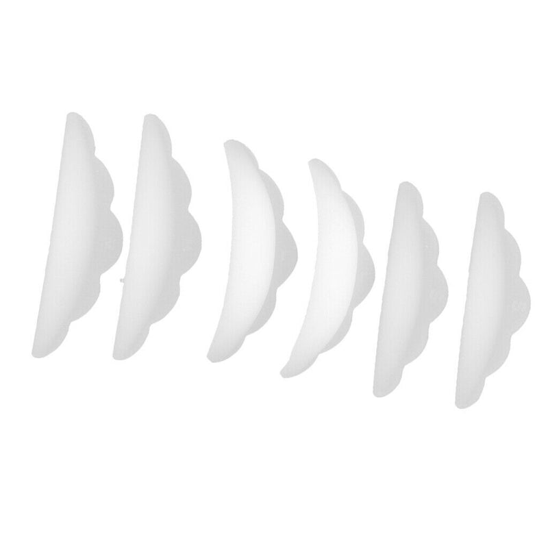3 Pair Silicone Eyelash Perming Curler Shield Pads