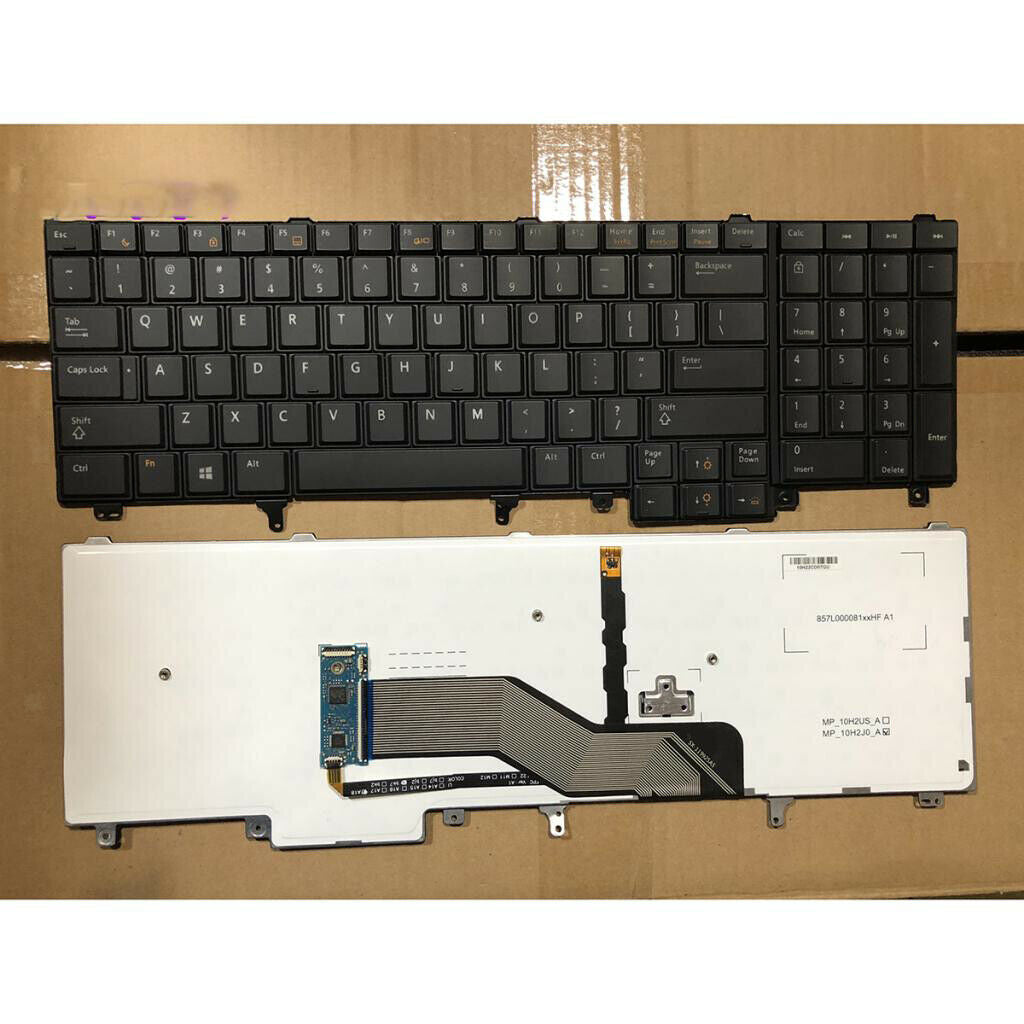 New Replacement US Laptop Computer Keyboard for Dell Latitude E6520 E6530