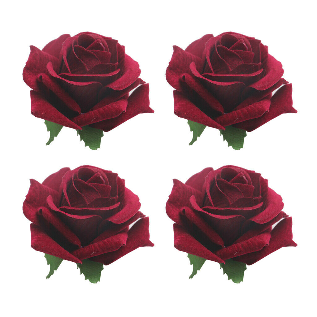 40set Artfifical Flower Bridal Hand Flower Corsgae Flower Sewing Craft Decor