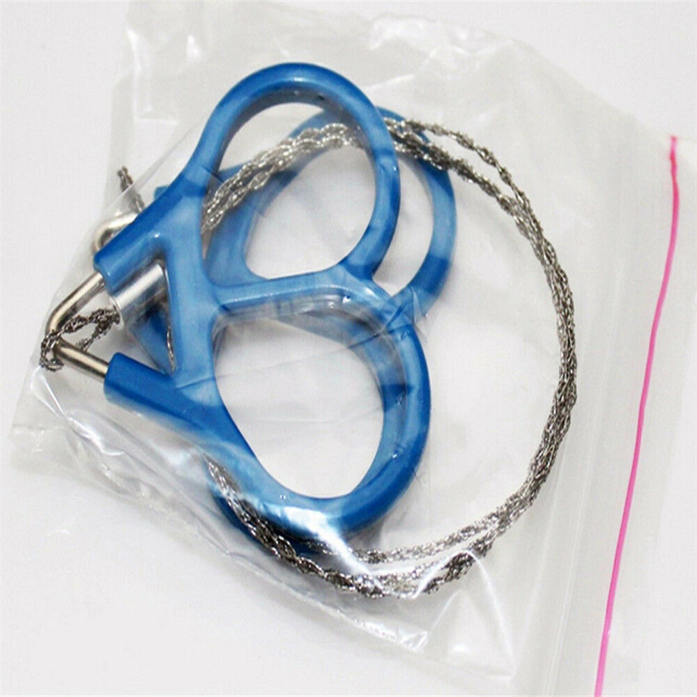 Stainless Steel Outdoor Hiking Camping Wire Saw Emergency Travel Survival Gear