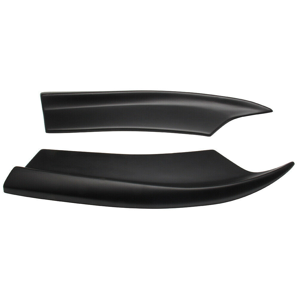 1 Pair For Dodge Charger SRT-Style 2015-2019 Black Car Rear Bumper Lips Aprons