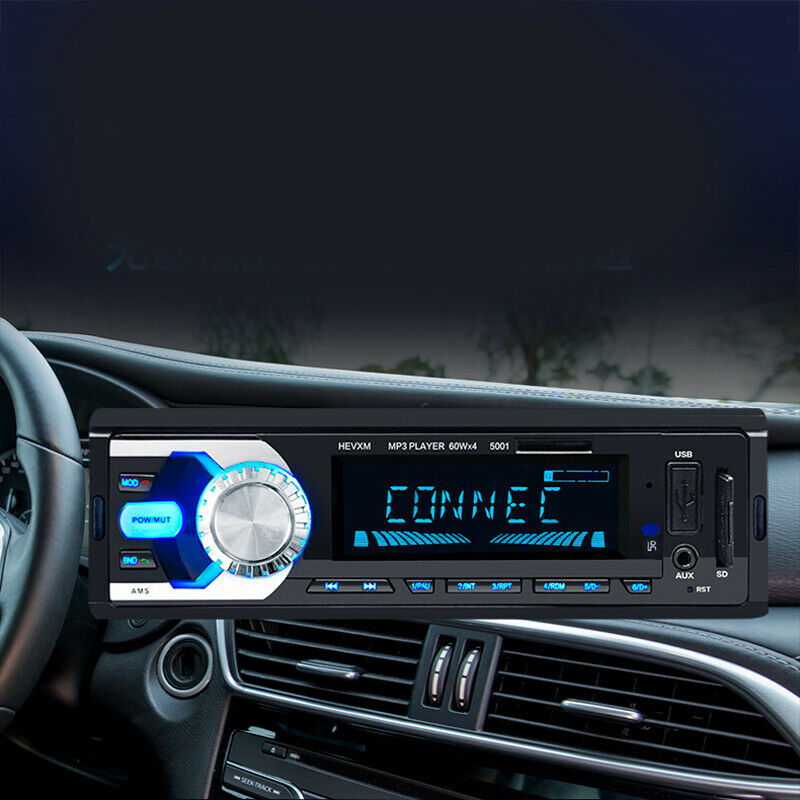DC12V 4-Channel Digital Car Bluetooth Audio USB/WMA/WAV Radio Stereo MP3 Player