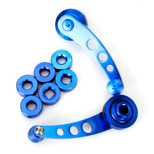 Universal Car Window Winder Crank Kit - Blue