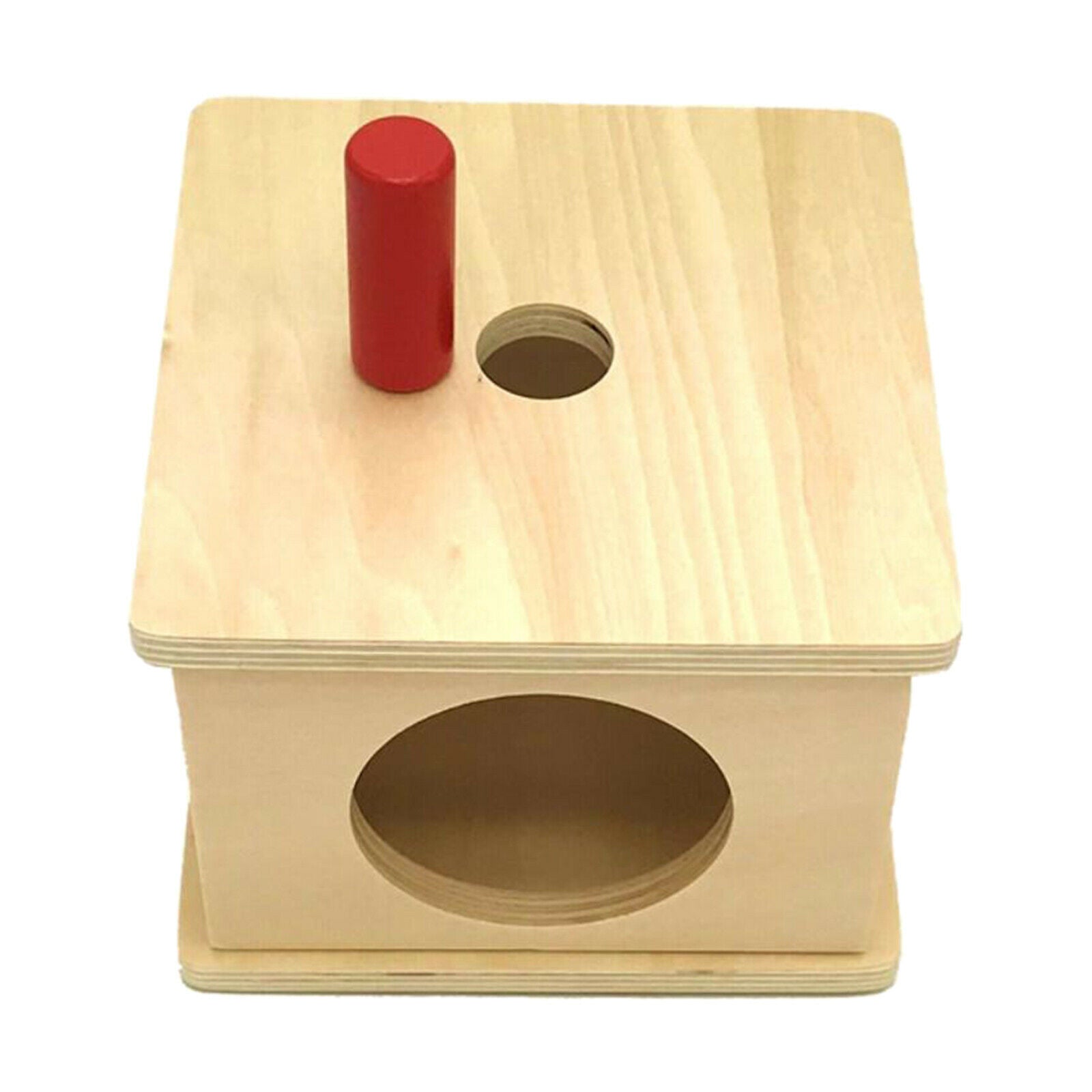 Creative Wooden Object Permanence Box Montessori Present for Baby Shower