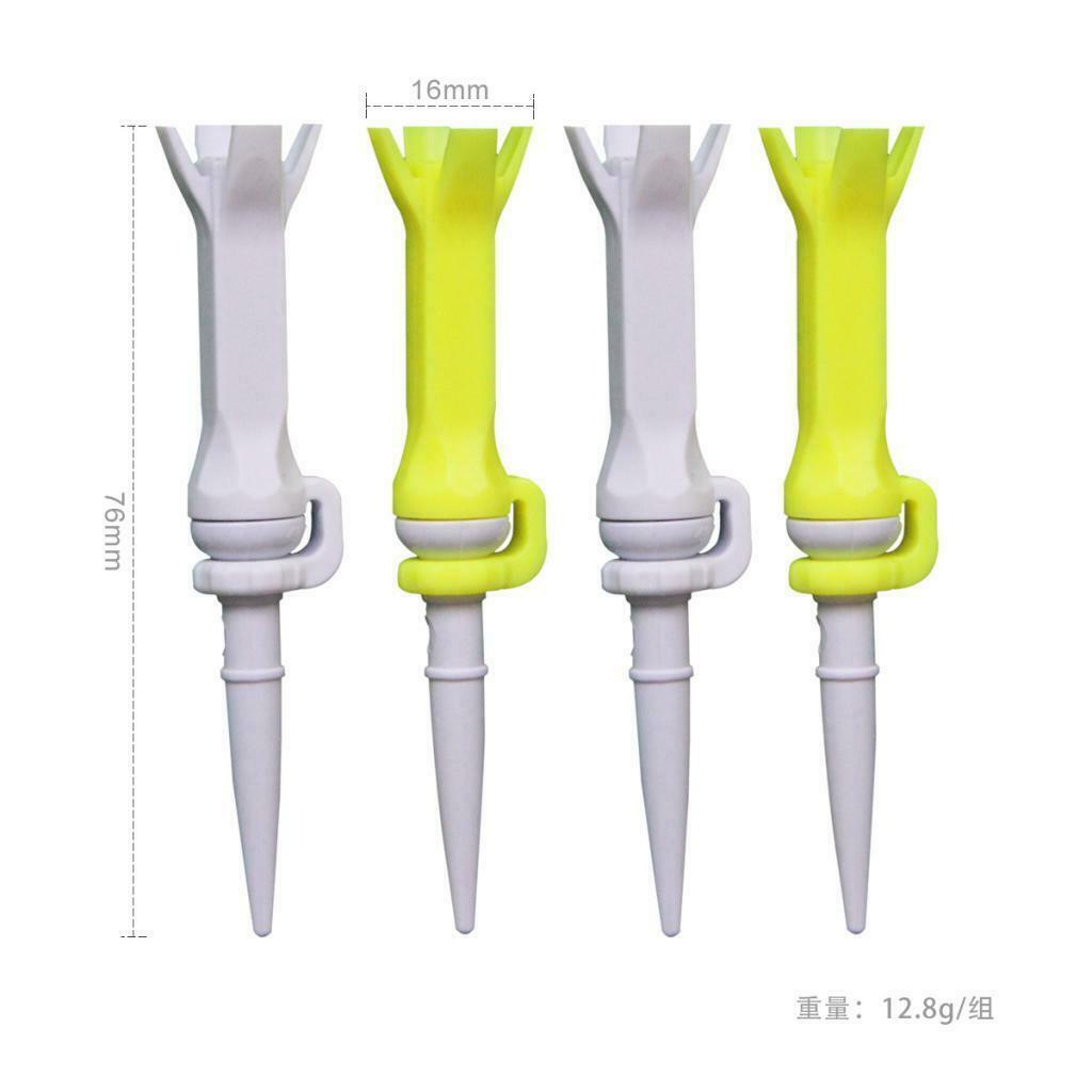 4pcs Golf Guide Claw Tee Rotatable Training Aids Tee Club Accessories