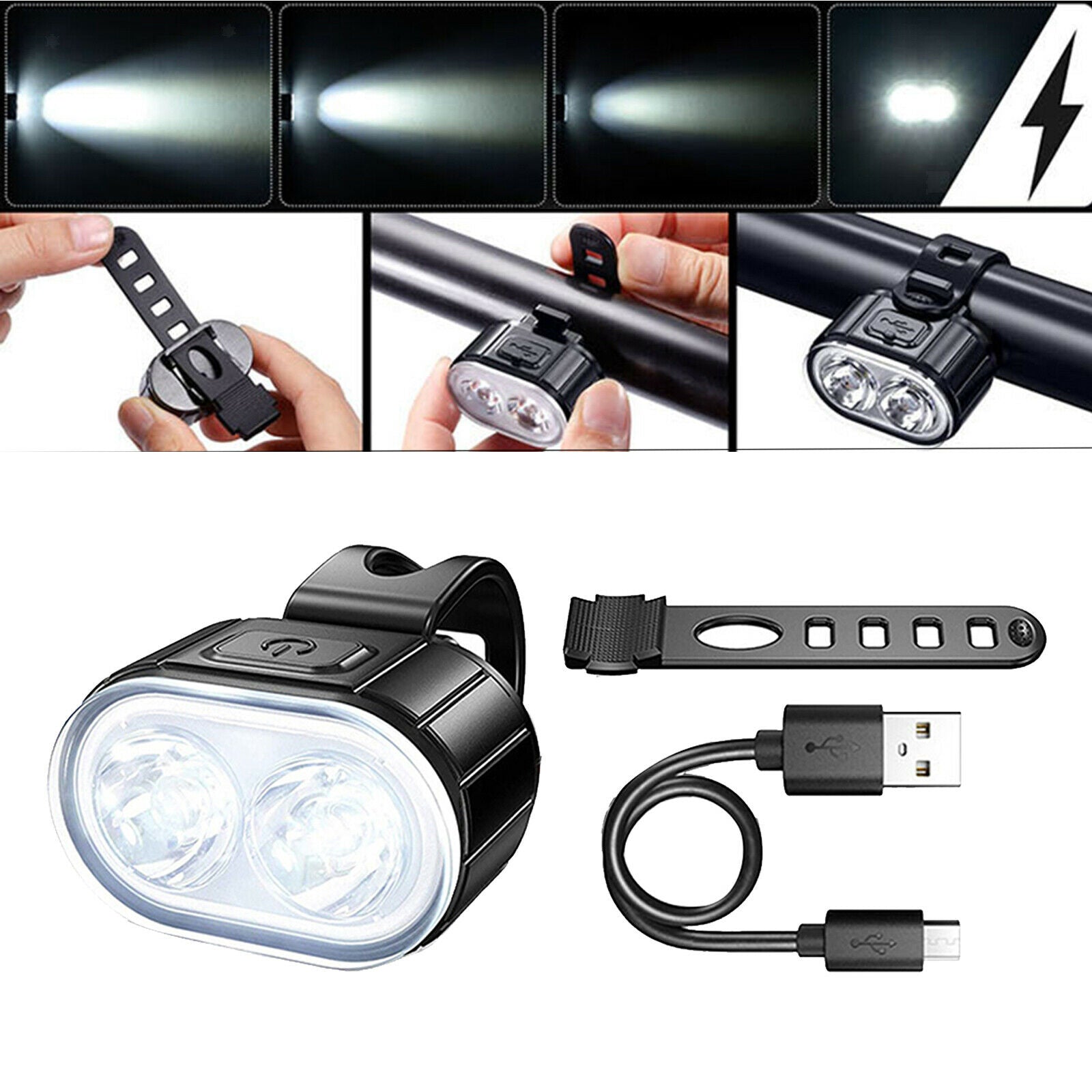 Bicycle Lights Bright Cycling Taillight Warning Lamp Outdoor Sports 350mah