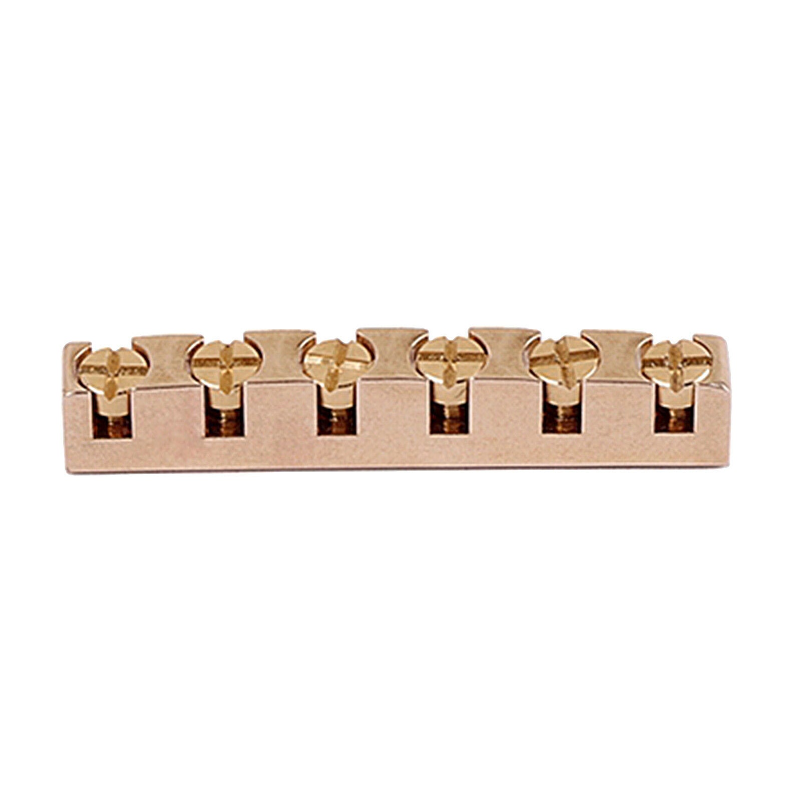 6 String Bass Nut Slotted Height Adjustable Electric Bass Replacement Parts