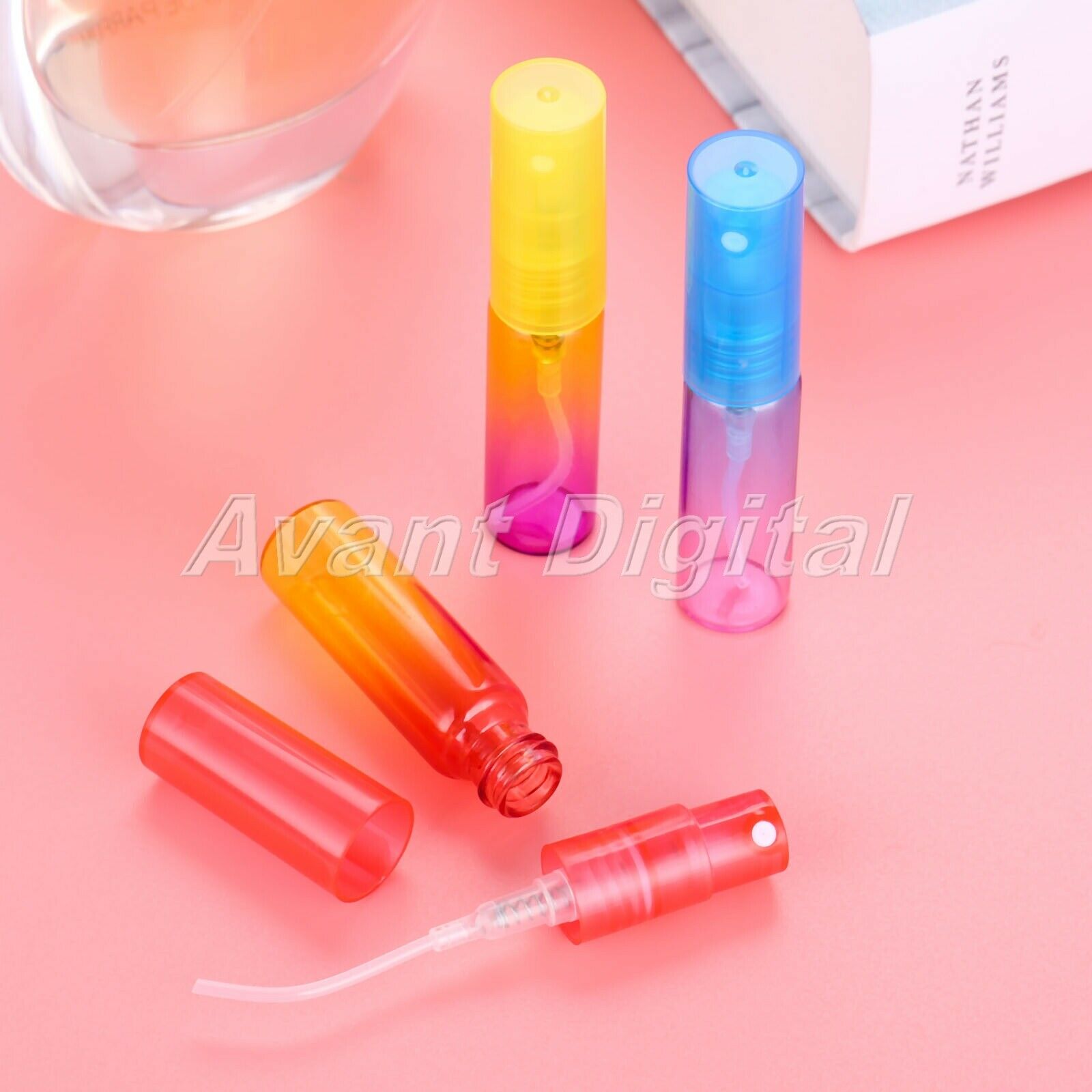 6pcs 4ml Mini Sample Perfume Spray Bottle Cosmetic Packaging Container