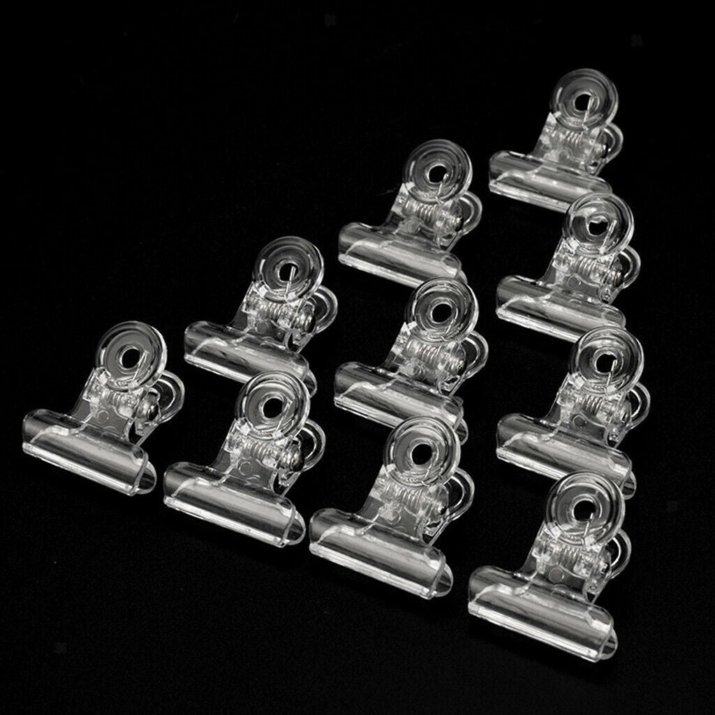 40Pieces Salon Professional Acrylic Nail Clip UV Gel Remover Multicolor