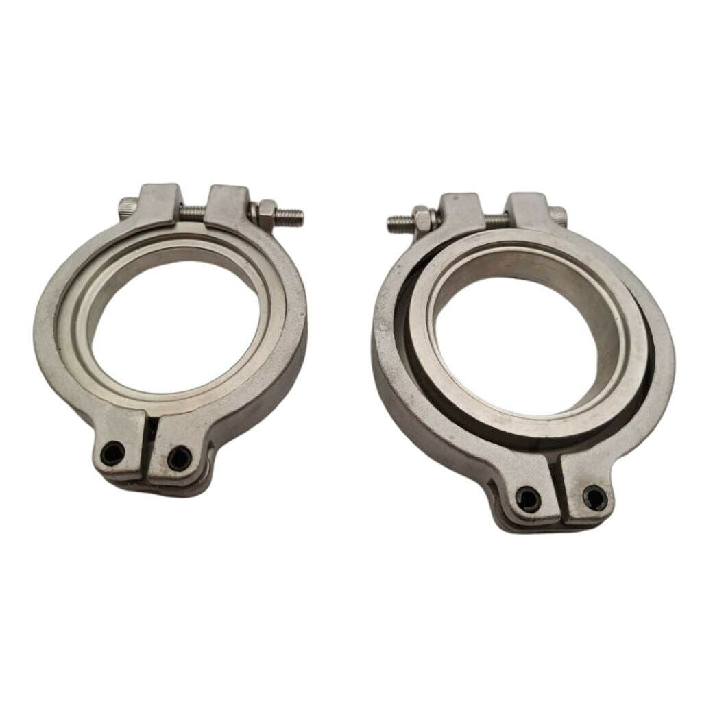 Set of 4 44mm V band Flang Clamp Set for MVR Wastegate Kit Set Flange Set