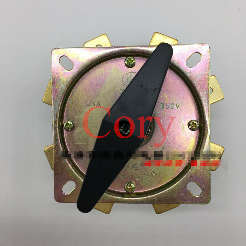 1pcs For Welding Machine Rotary Selector Combination Changeover Switch 63A 380V