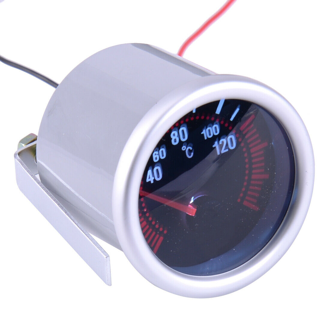 Car 12V 2" 52mm Water Temp Temperature Gauge LED Indicator Meter DC as