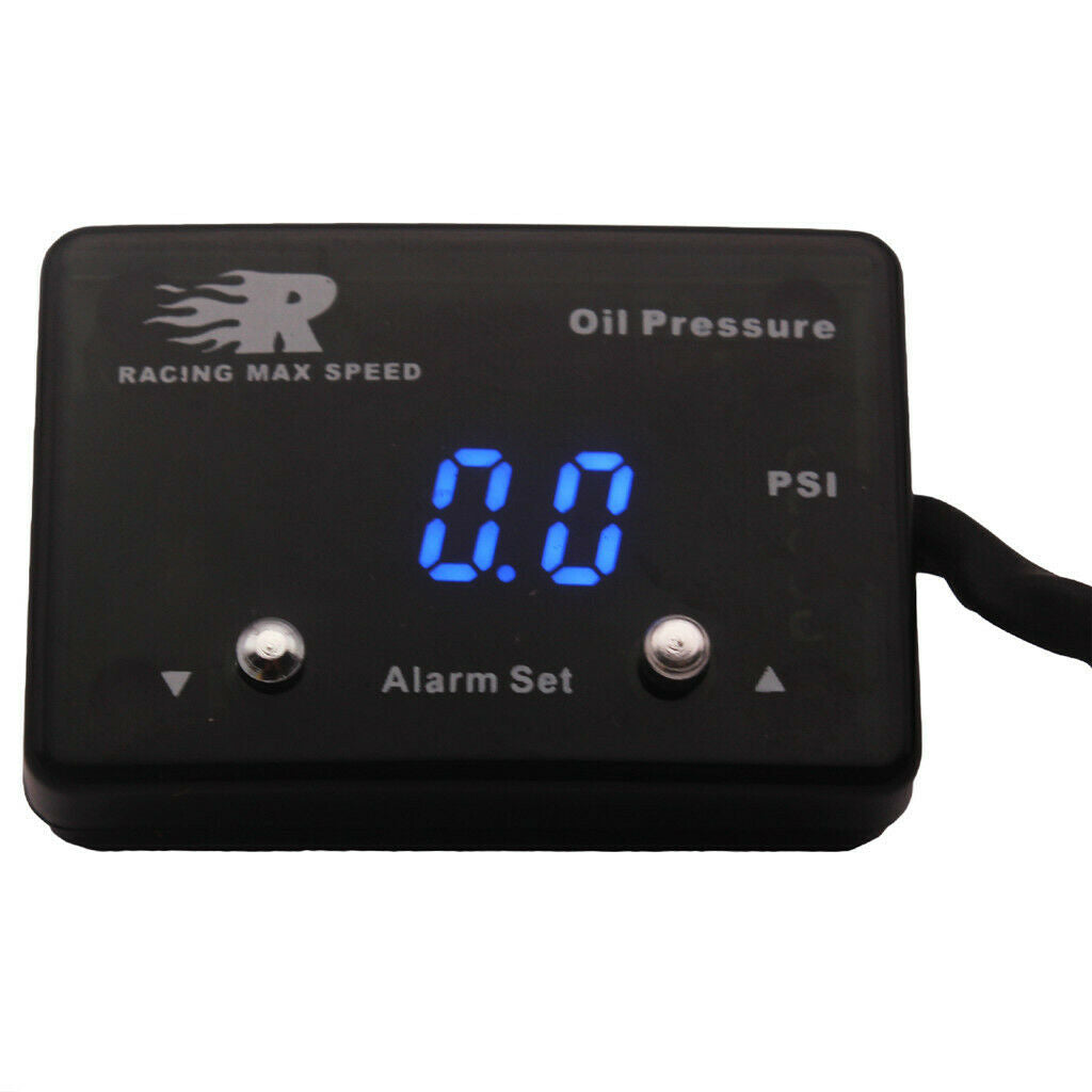 Electronic Oil-Pressure-Gauges With Sensor Digital Blue-Display High-Quality