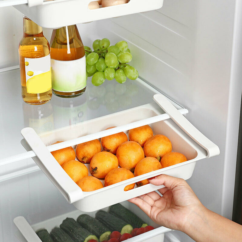 Refrigerator Food Storage Holder Box Rack Fridge Drawer Shelf Kitchen Organizer