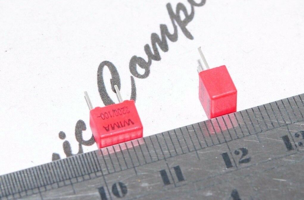10pcs-WIMA FKP2 2200P (2200pF) 100V 2.5% pitch:5mm Capacitor FKP2D012201D00HSSD