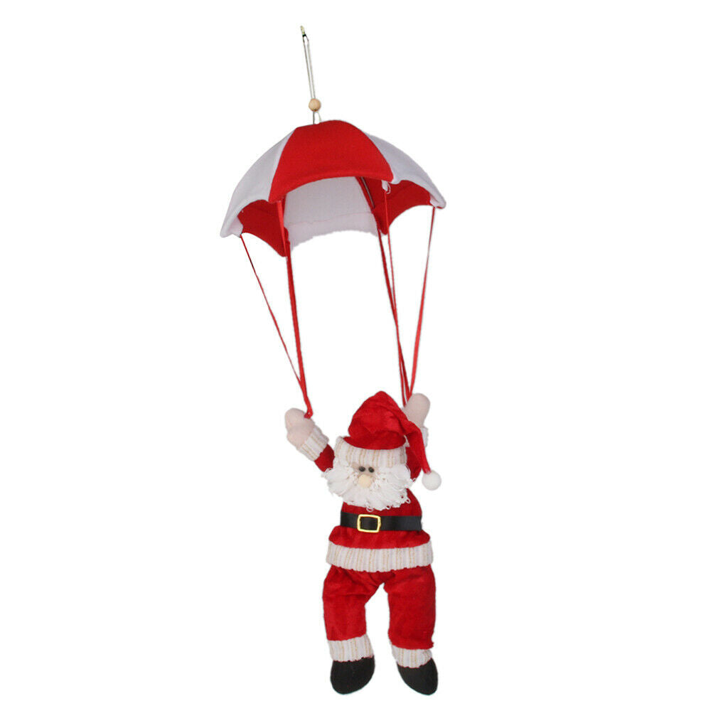 Parachute Santa Decor Xmas Parachute Christmas Santa Crafts Child Toys