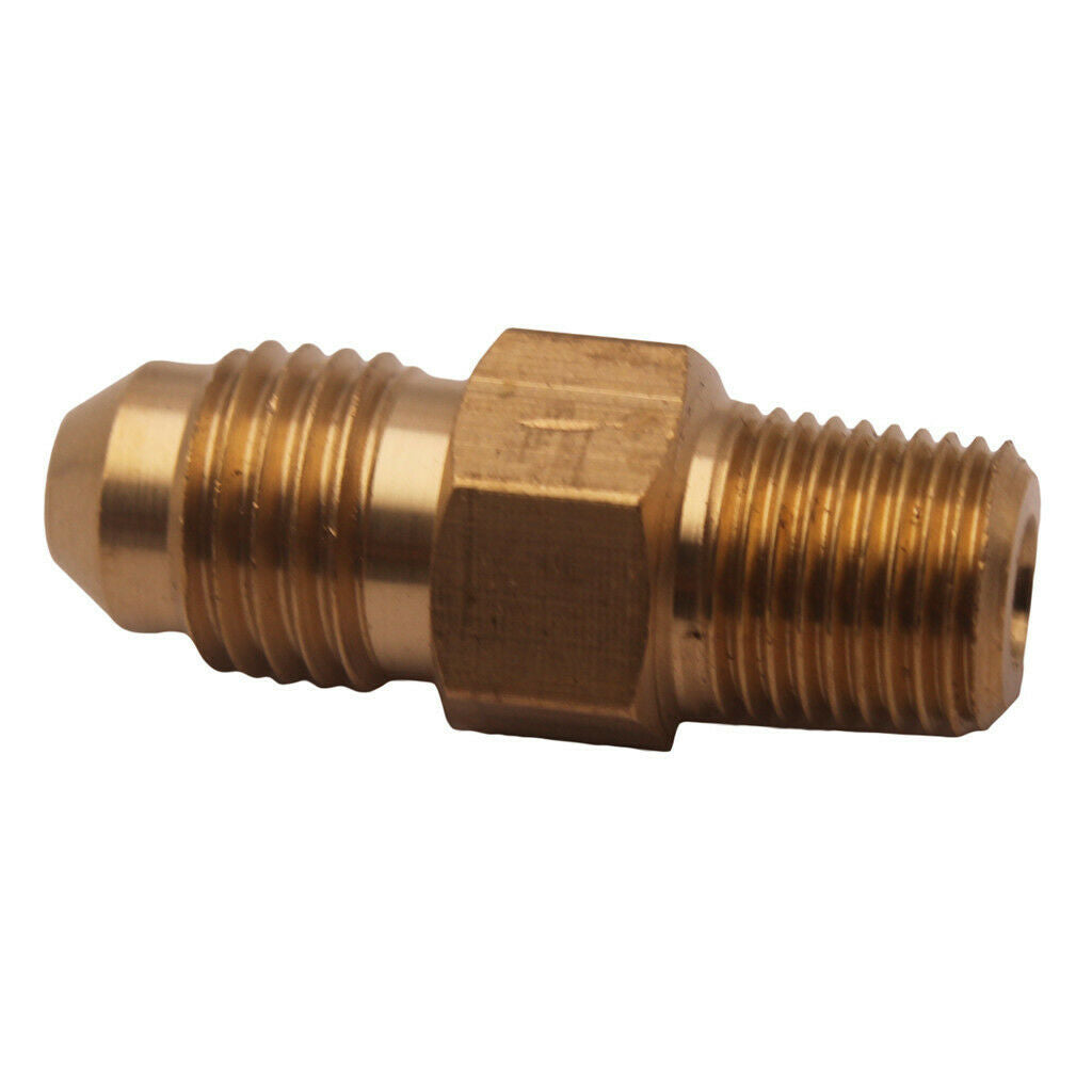 Brass Fitting Oil Gas Adapter AN4 -4 4AN to 1/8" NPT Adaptor For Most Fluid