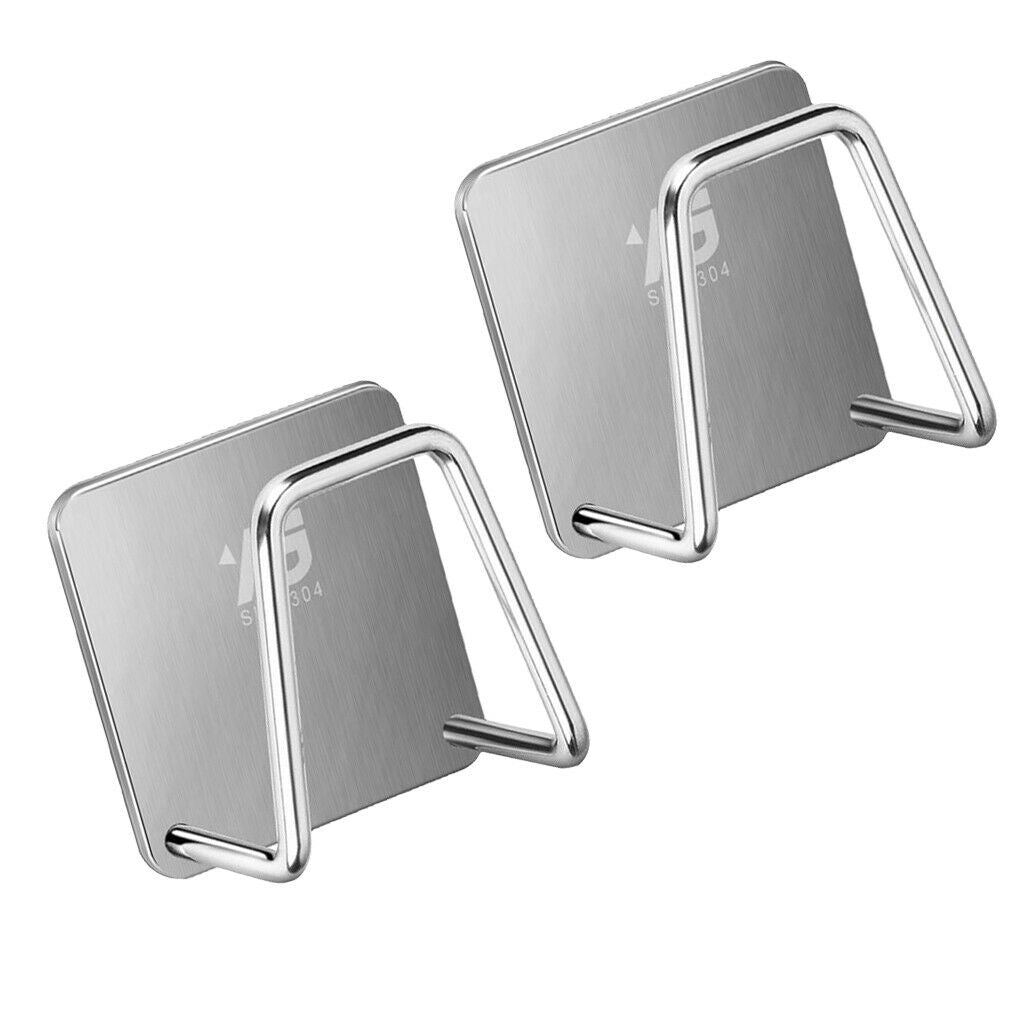 2x Kitchen Storage Holder Sink Drainer Bathroom Shelf Soap Sponge Organizer