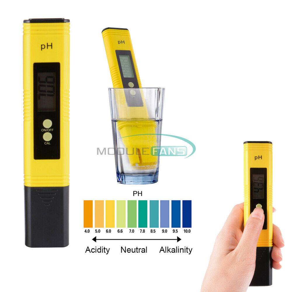 Digital Protable PH Meter Tester Aquarium Pool Water Wine LCD Pen Monitor