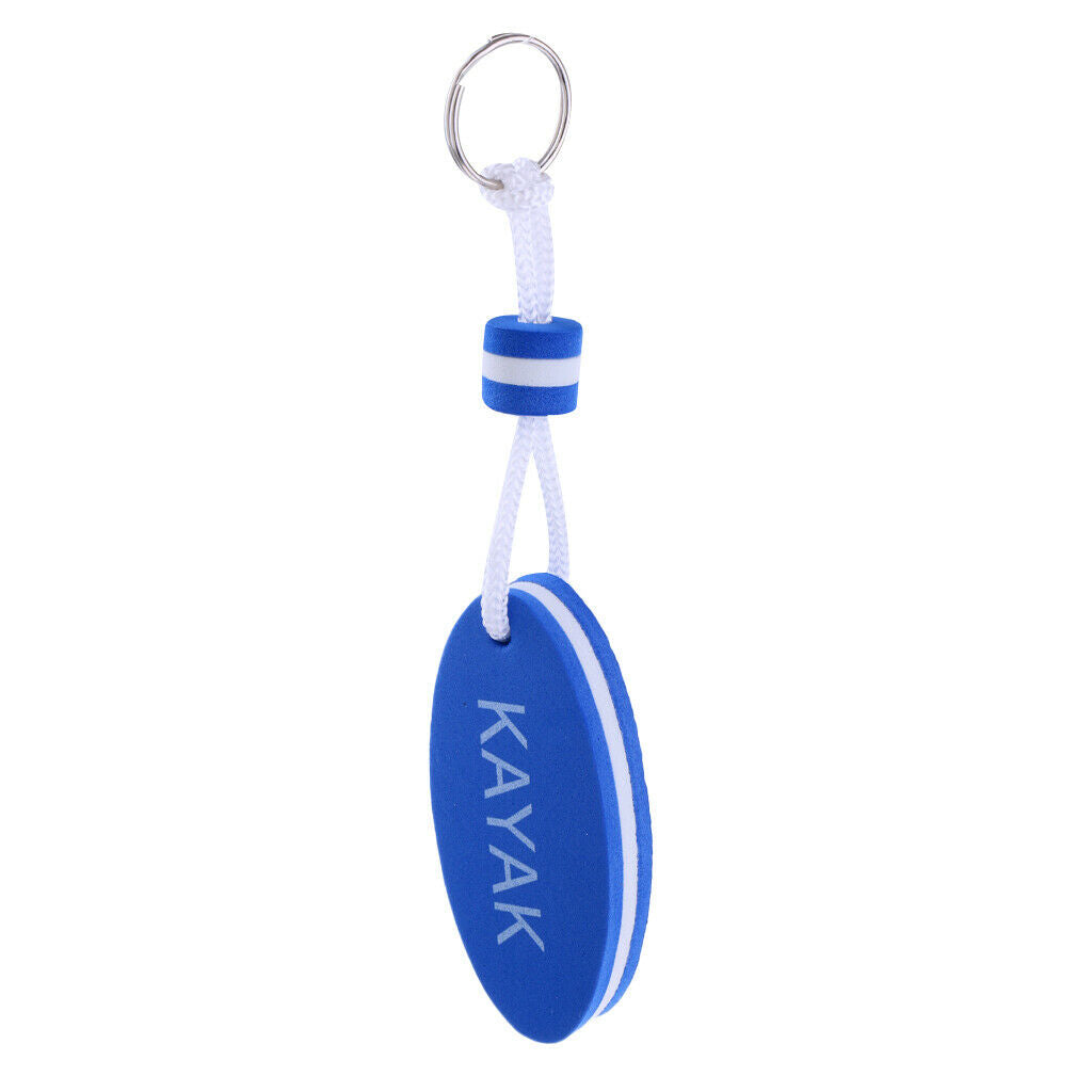 2x White Red Floating Keychain for Kayak Boat Yachting