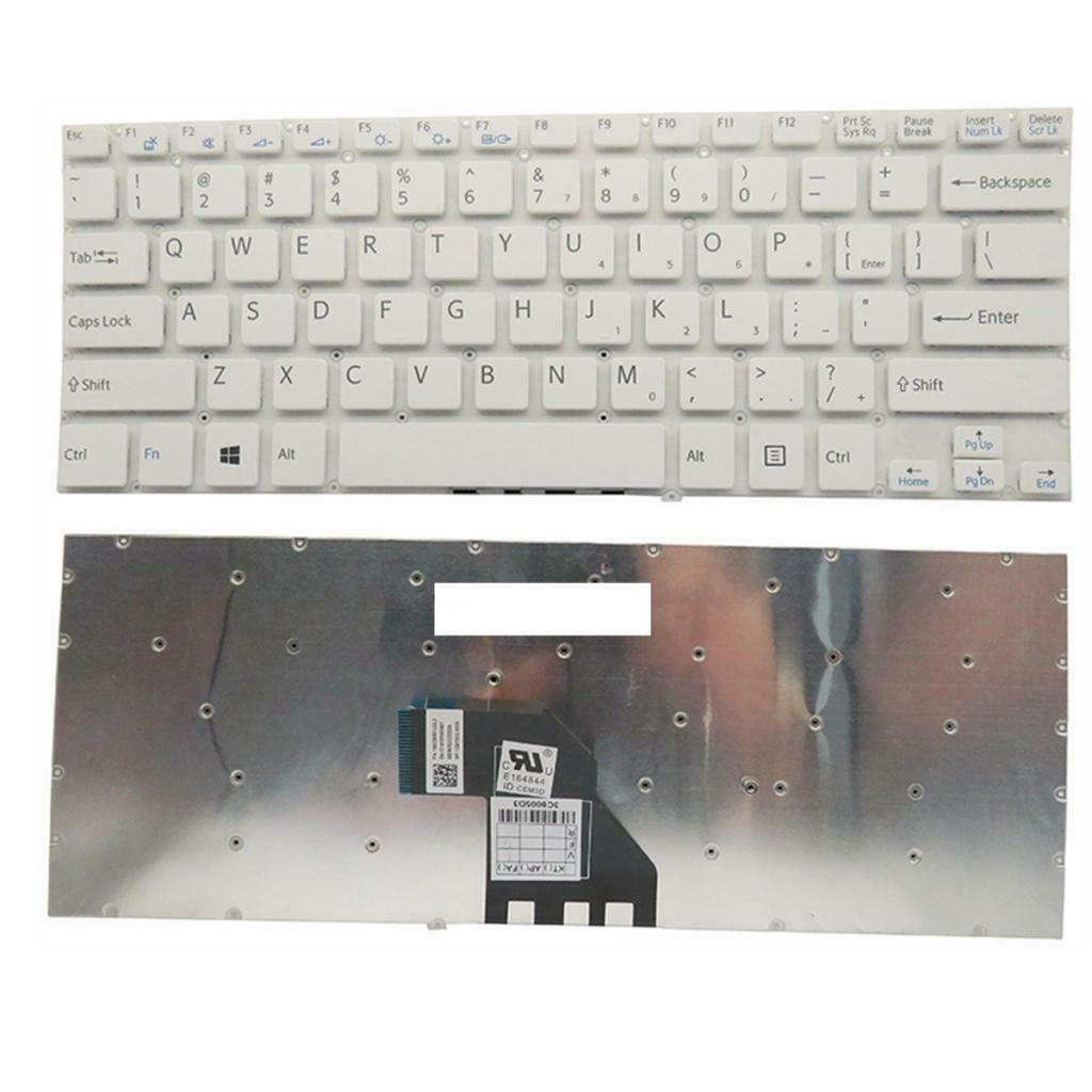 Pack Of 1 White English Keyboard For  SVF142A23T SVF14 SVF14E Laptop