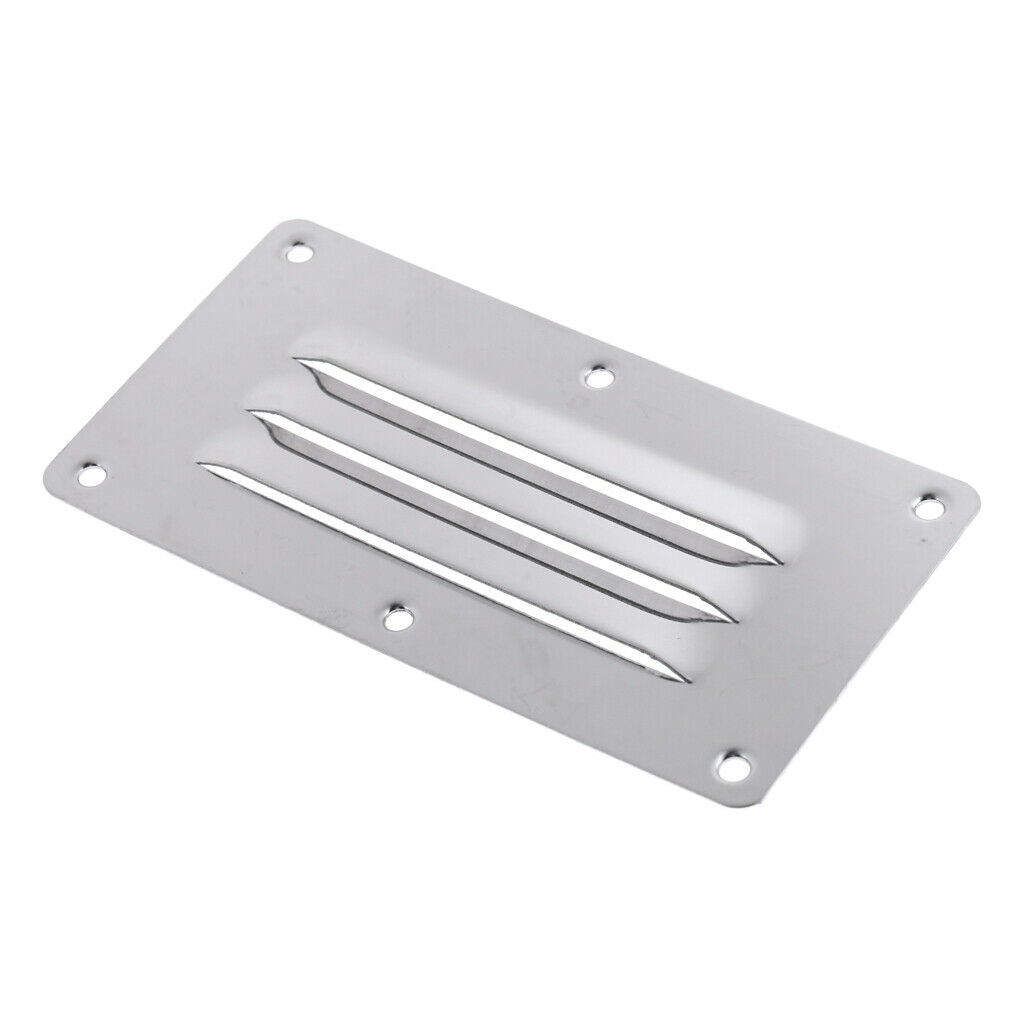 Boat Louver Vent Cover 3 Slot Ventilation - Marine 304 Stainless Steel