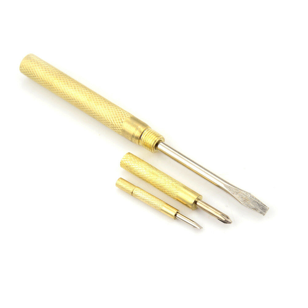 Multifunction 5 in1 Micro Mini Copper Hammer 3 kinds Screwdrivers Hand Tools Kt